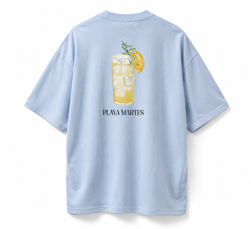 T-shirt Oversize bleu - Playa Martes