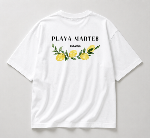 T-shirt Oversize Blanc - Playa Martes