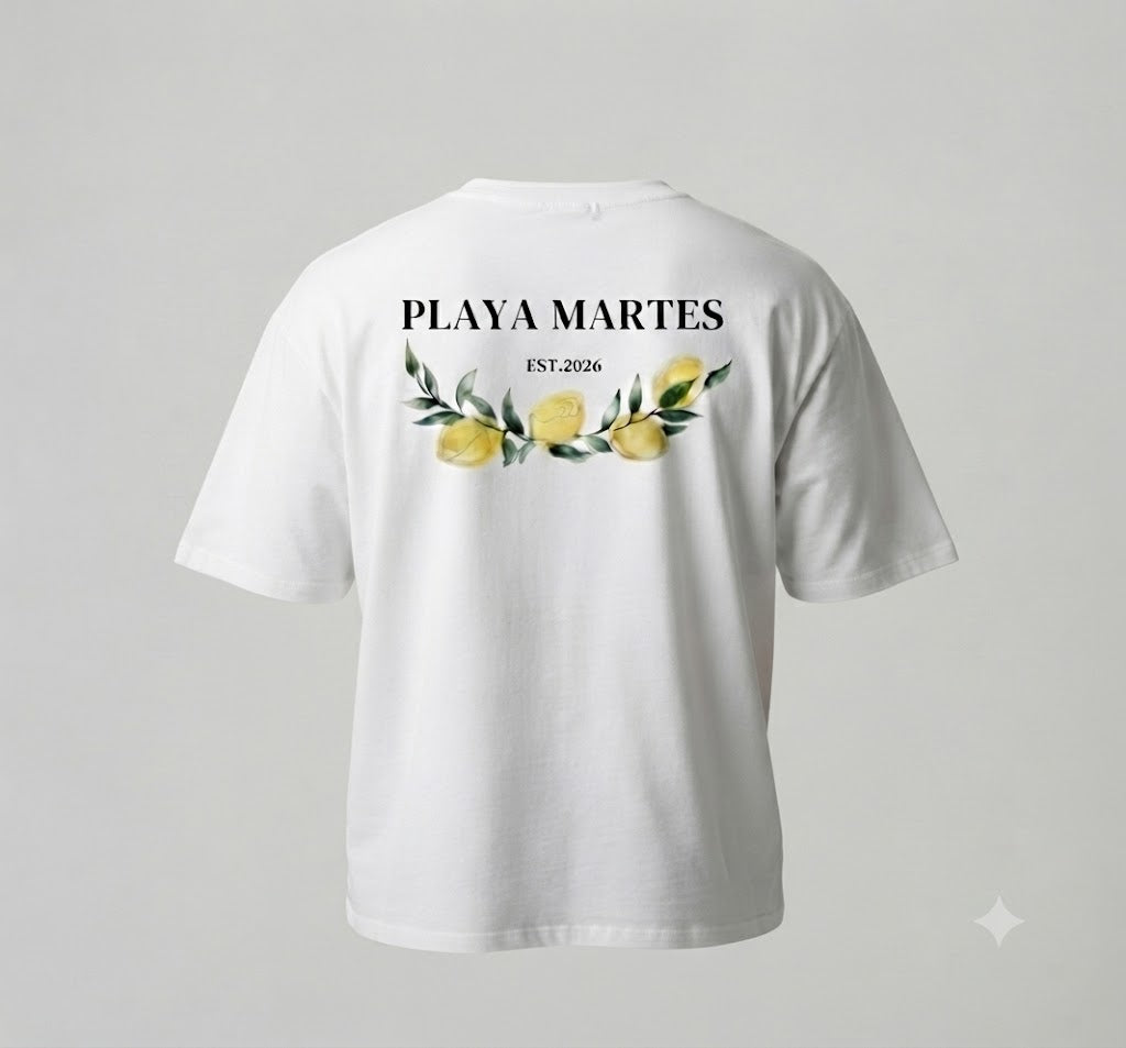 T-shirt Oversize Blanc - Playa Martes